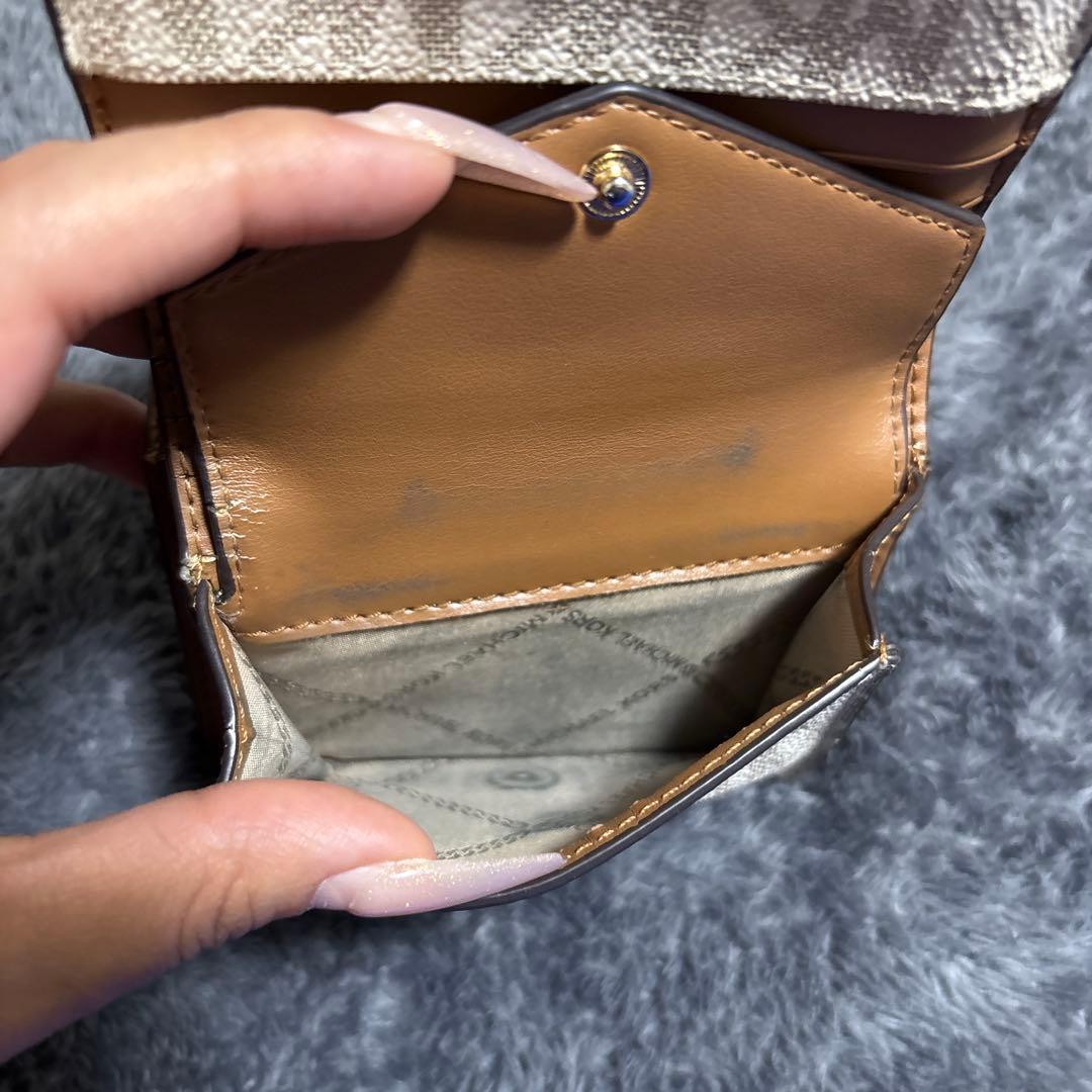 MICHAEL KORS 二つ折り財布 ベージュ/ブラウン