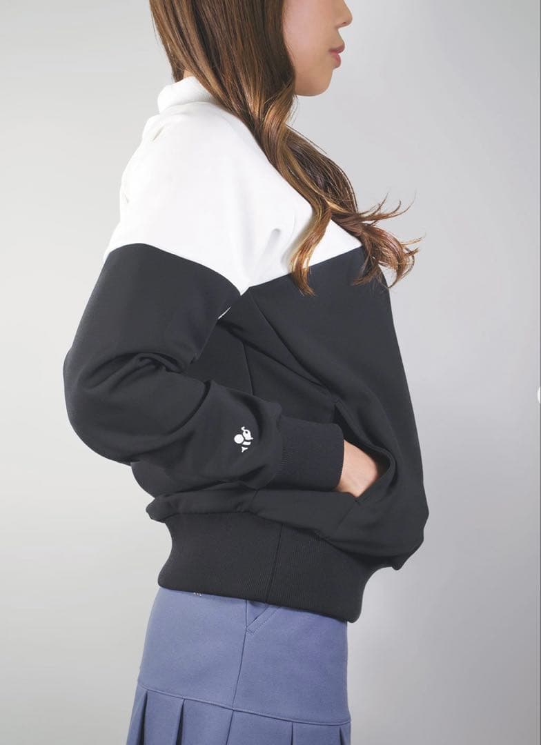 【美品★タグあり】ハチヤーズ　レディース セーター ホワイト/ブラック　Sサイズ