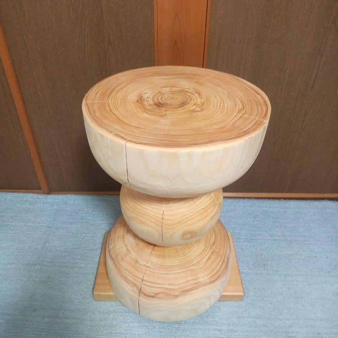 チャン*チーさん専用檜丸太椅子 スツール