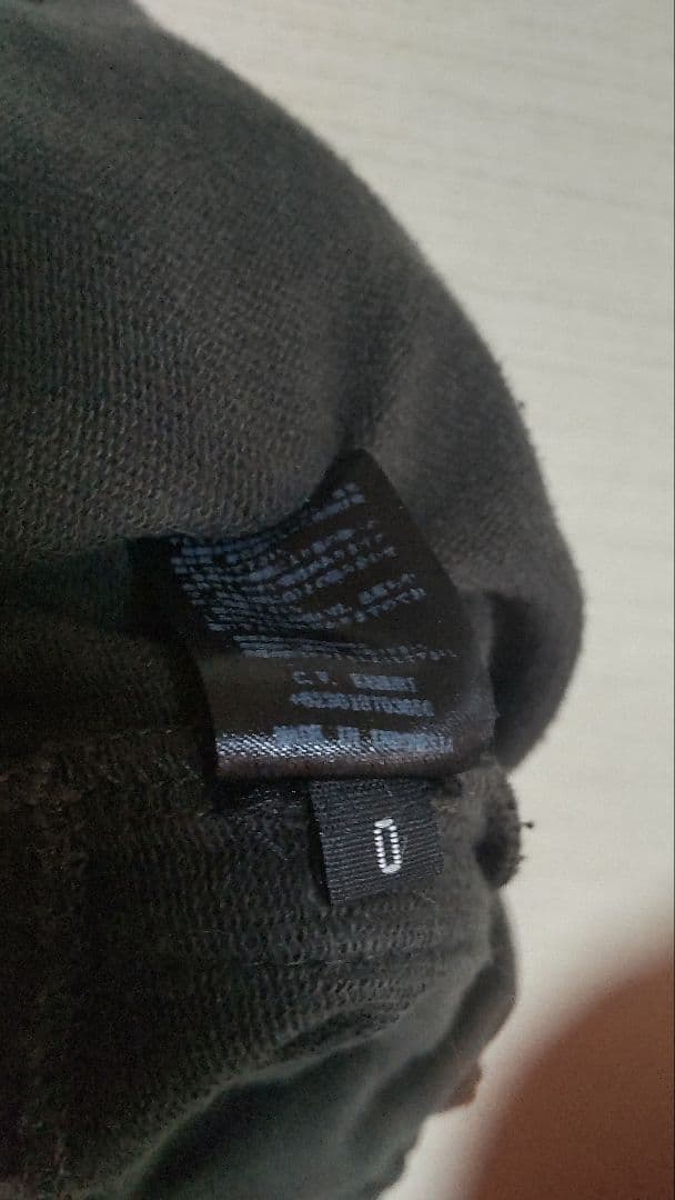 KMRii / レザーパイピングクロップドスウェットパンツ