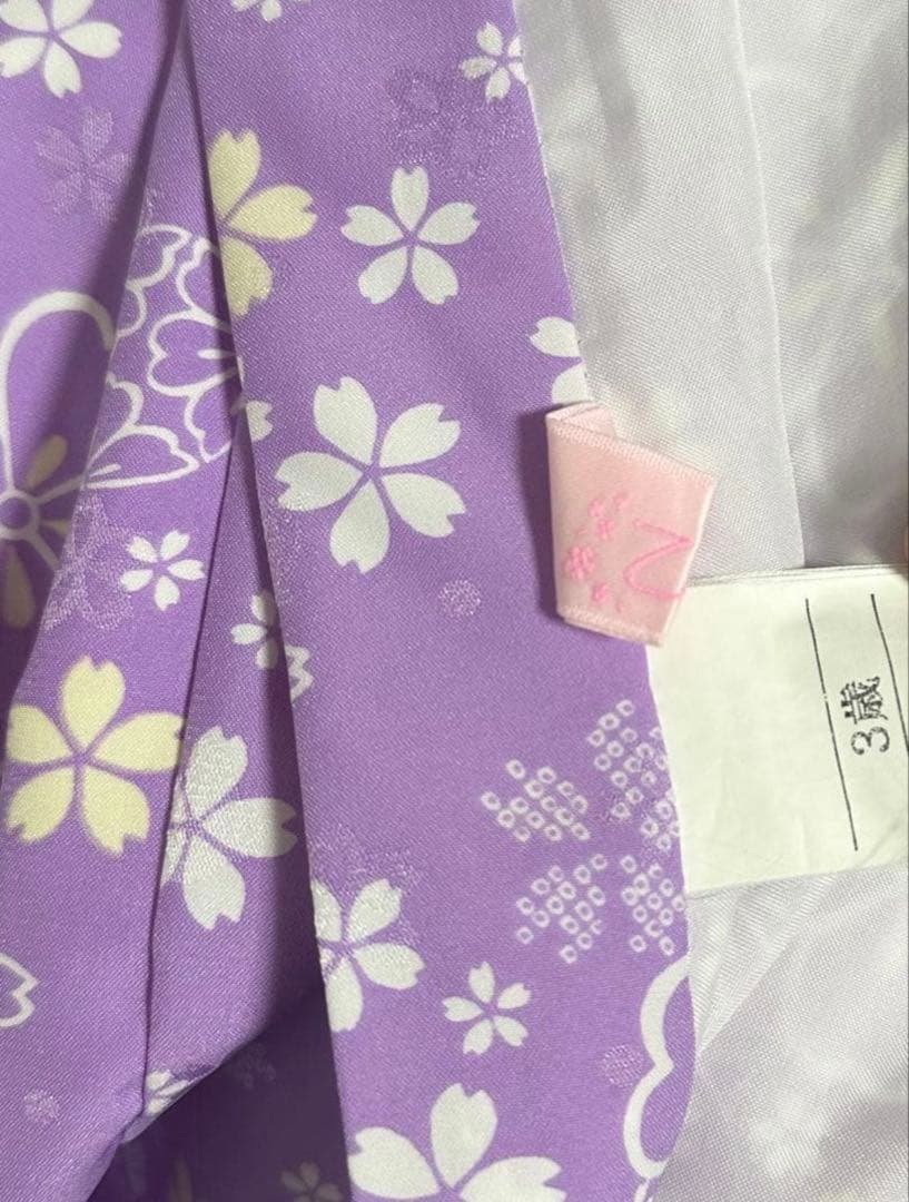 乙葉 七五三 3歳 着物 被布 刺繍 金糸