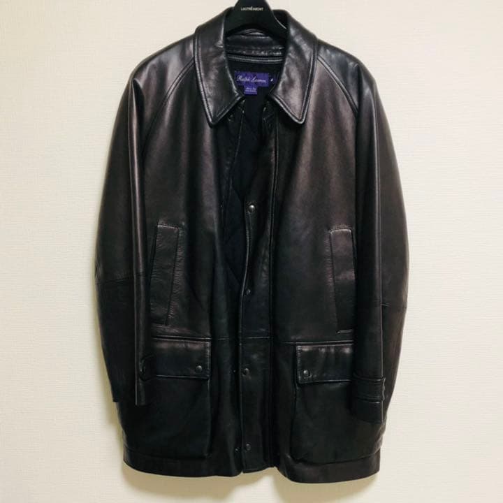 ラルフローレン パープルレーベル レザージャケット