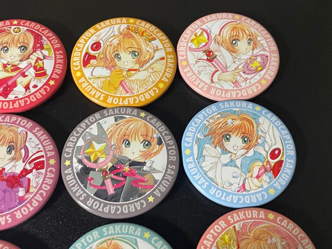 カードキャプターさくら　アニカプ　缶バッジ　フルコンプ