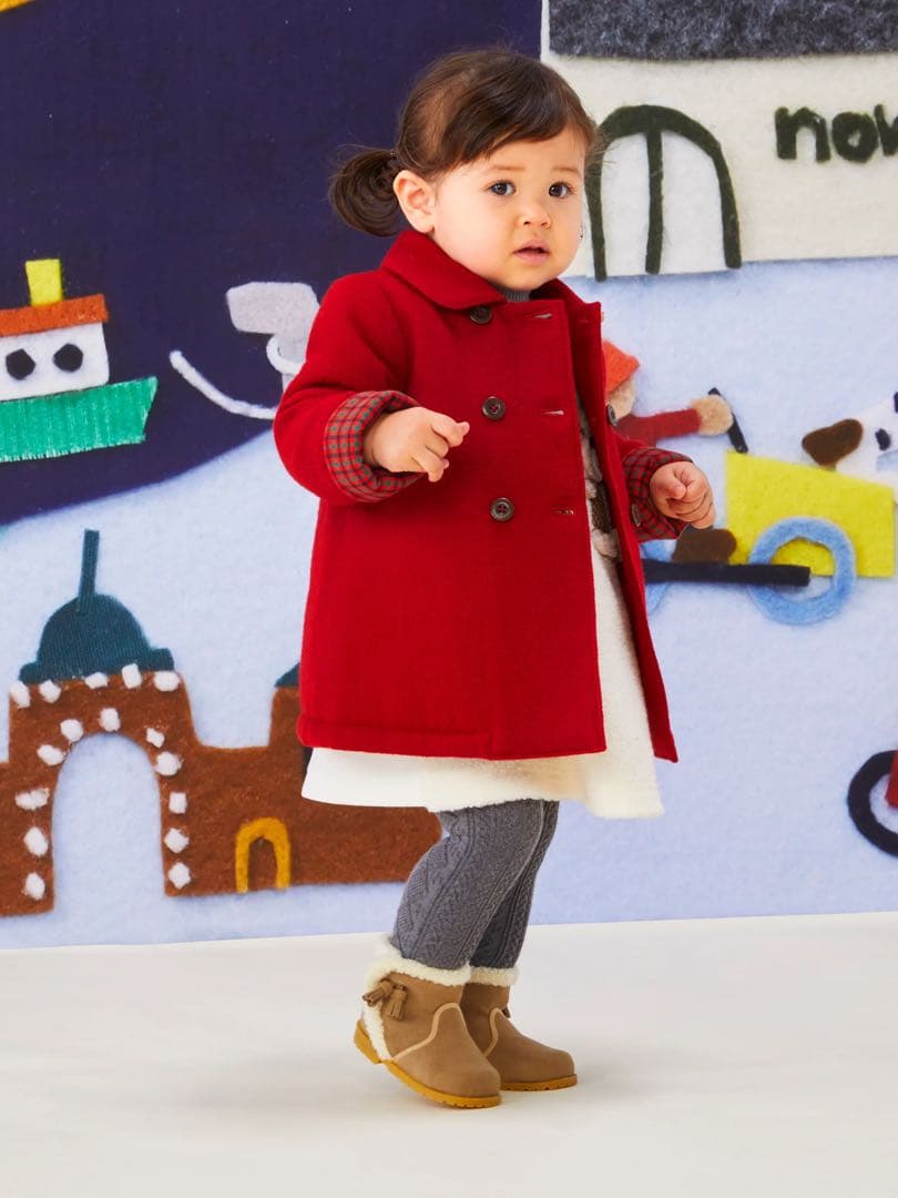 ファミリア コート 現行品 ９０cm