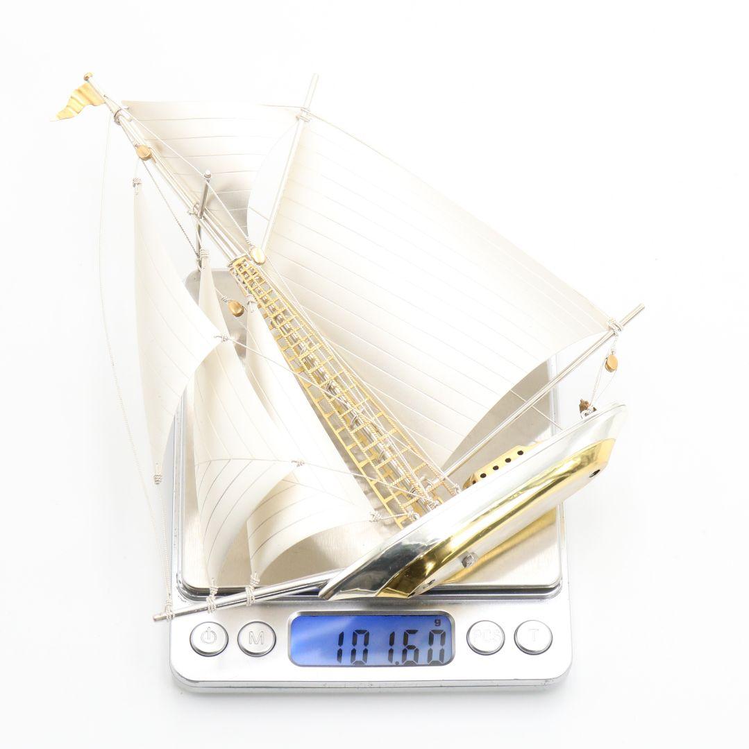 関工芸 武比古 SILVER985 銀製帆船ヨット 約101g　V364　GK1