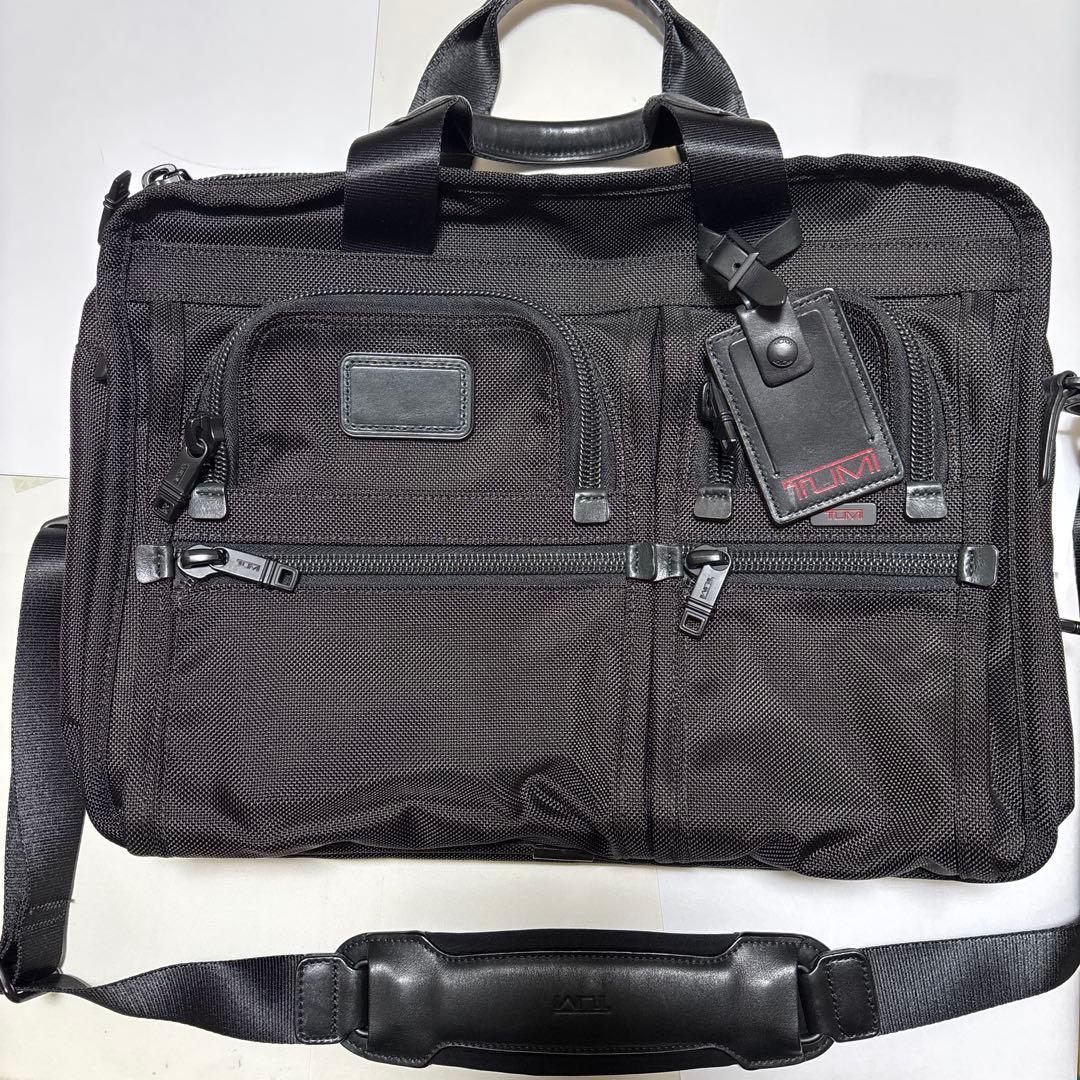 TUMI ビジネスバッグ ブラック 26141DH ショルダー　使用感なし美品