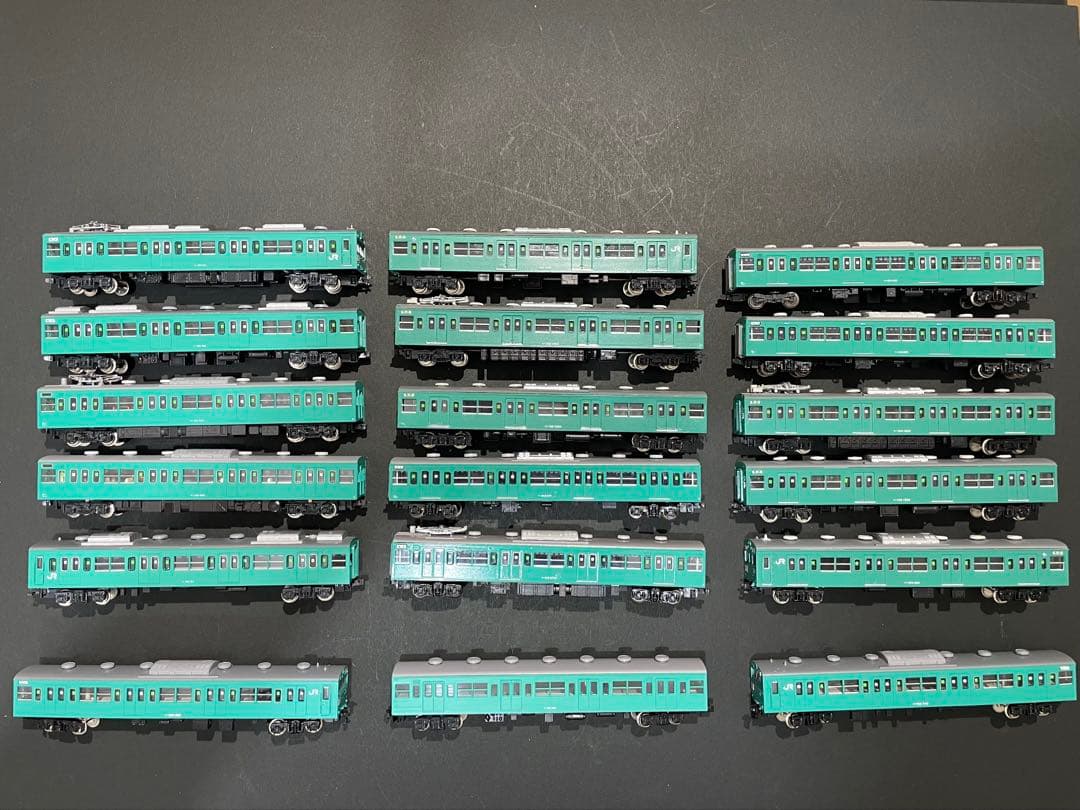 最後価格【ジャンク】常磐線103系15両フル編成＋おまけ付き (キット組立