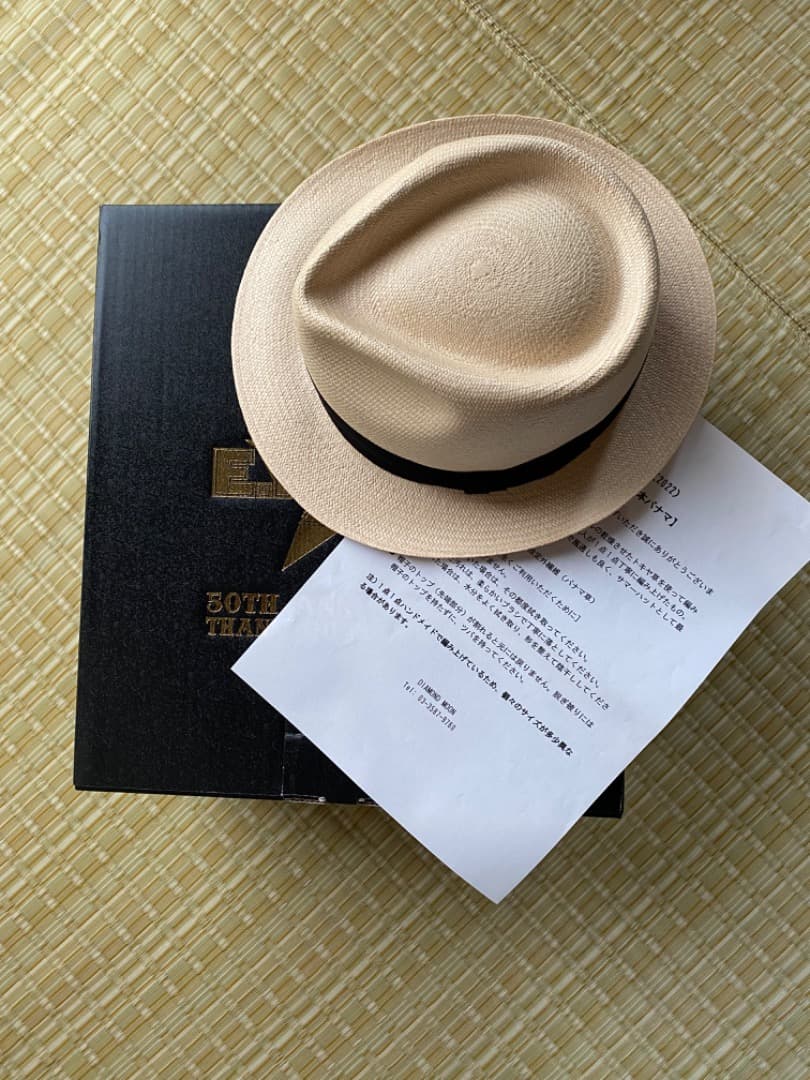 矢沢永吉 E.YAZAWA パナマハット Lサイズ 新品 初回 当時物 矢沢永吉