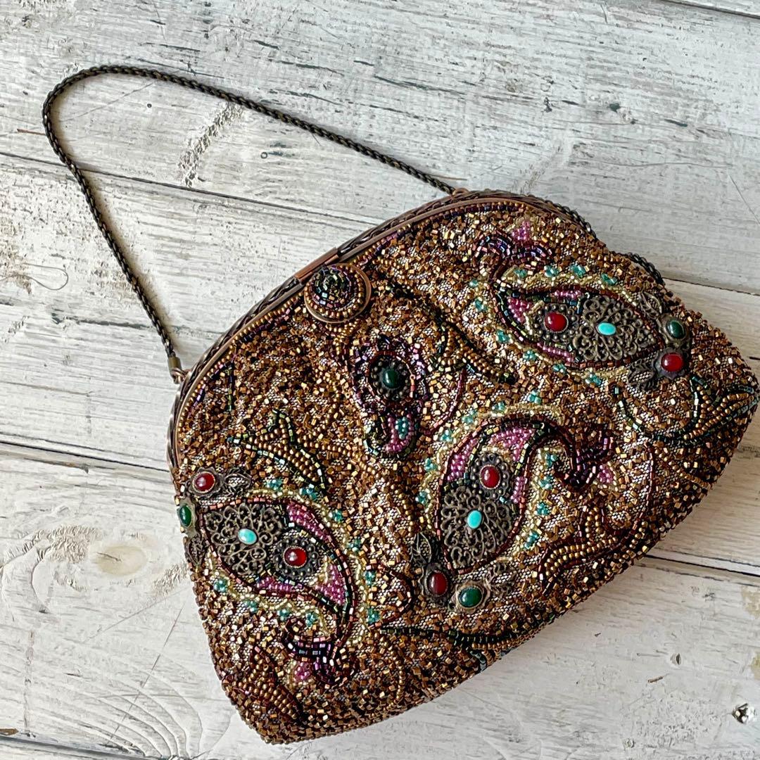 Lumy ビーズ刺繍 パーティーバッグ クラッチバッグ ビジュー