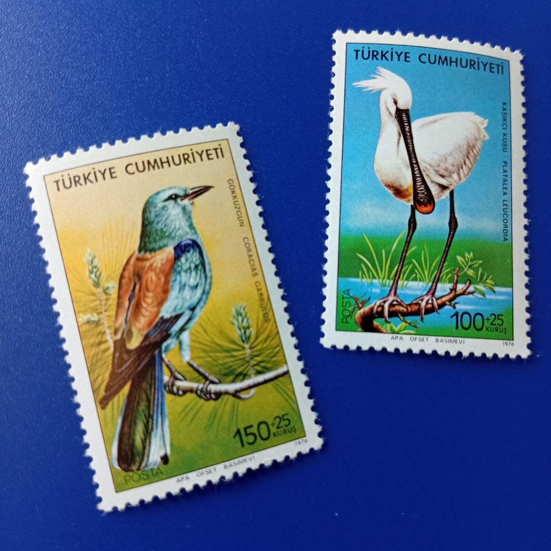9466 外国切手 トルコ 1976年 鳥類 野鳥 4枚セット - メルカリ