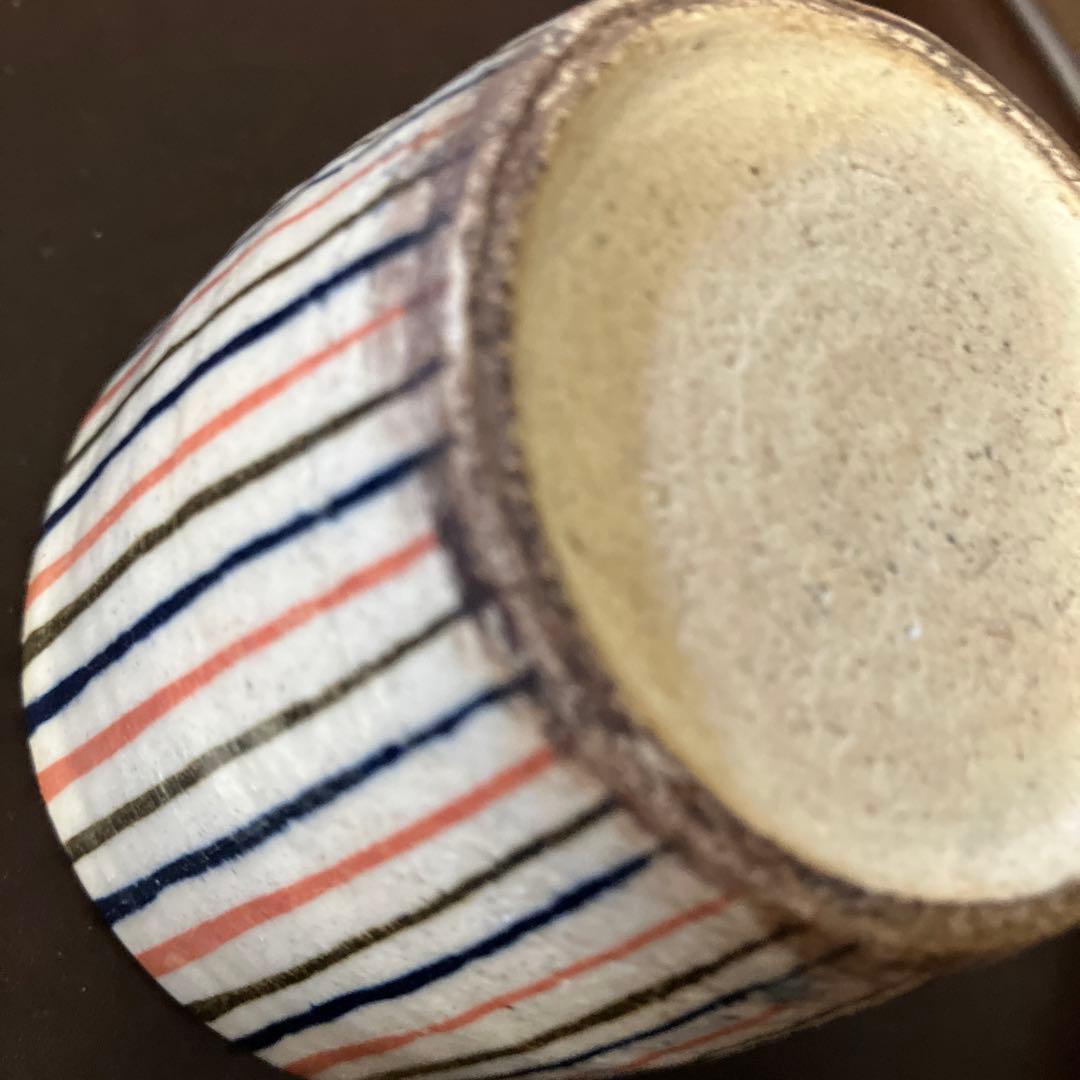 麦藁手蕎麦猪口 瀬戸 十草 美濃 古道具 青山二郎 白洲正子 古民芸 酒