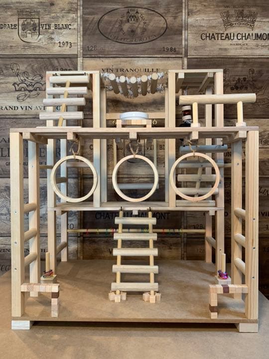 バードアスレチック バードジム ハンドメイド 注文 インコの為の大型