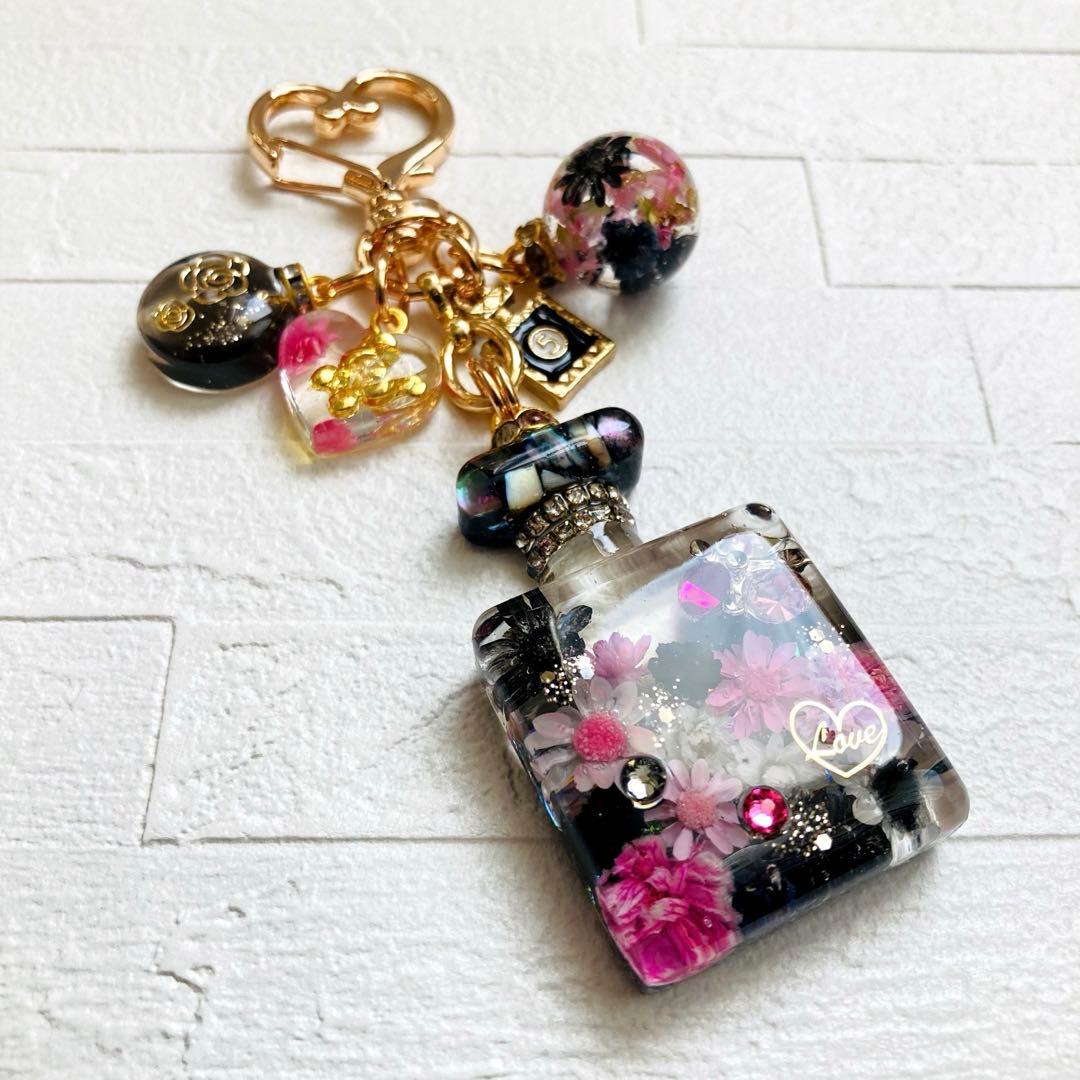 ☆Fivepeacelove☆ページ　名入れチャームレジンキーホルダー5点