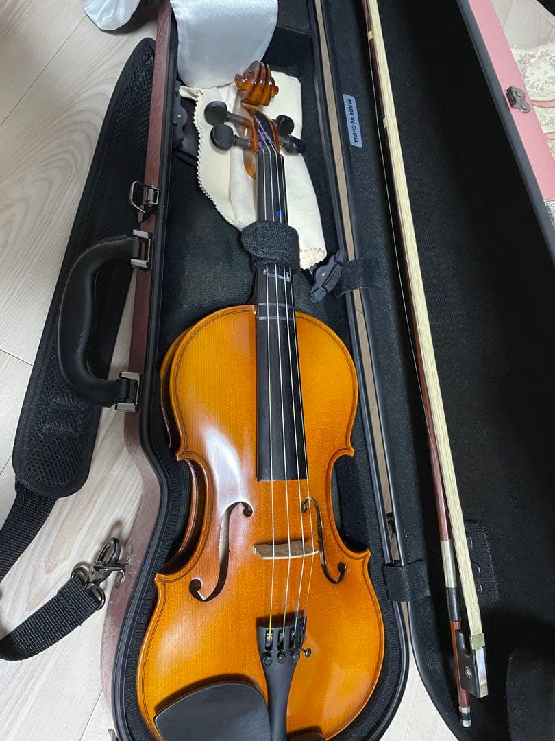 ピンク バイオリンケース、バイオリン4/4 セット