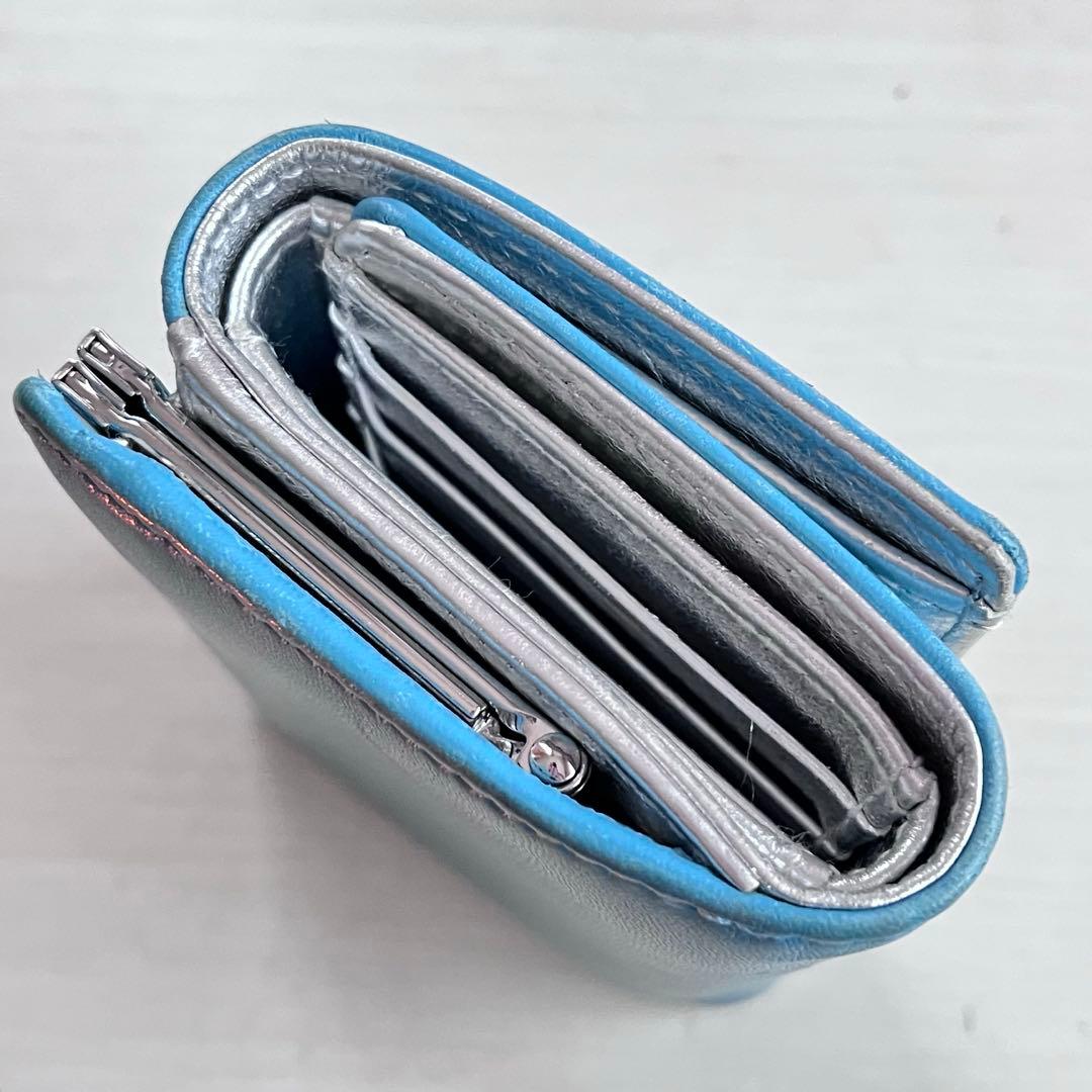 Vivienne Westwood ヴィヴィアンウエストウッド三つ折り財布 水色