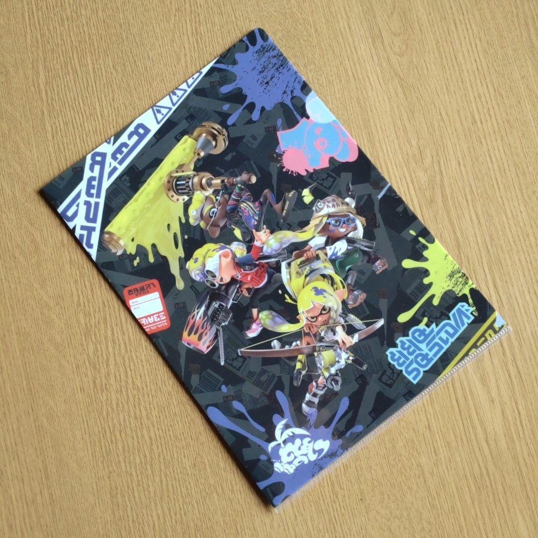 スプラトゥーン3】未使用/セブン限定/A4クリアファイル2枚まとめ売り
