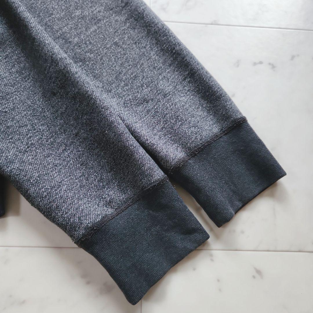 美品 ラルフローレン ジップパーカー ノルディック柄 グレー 裏地フリース Ｌ