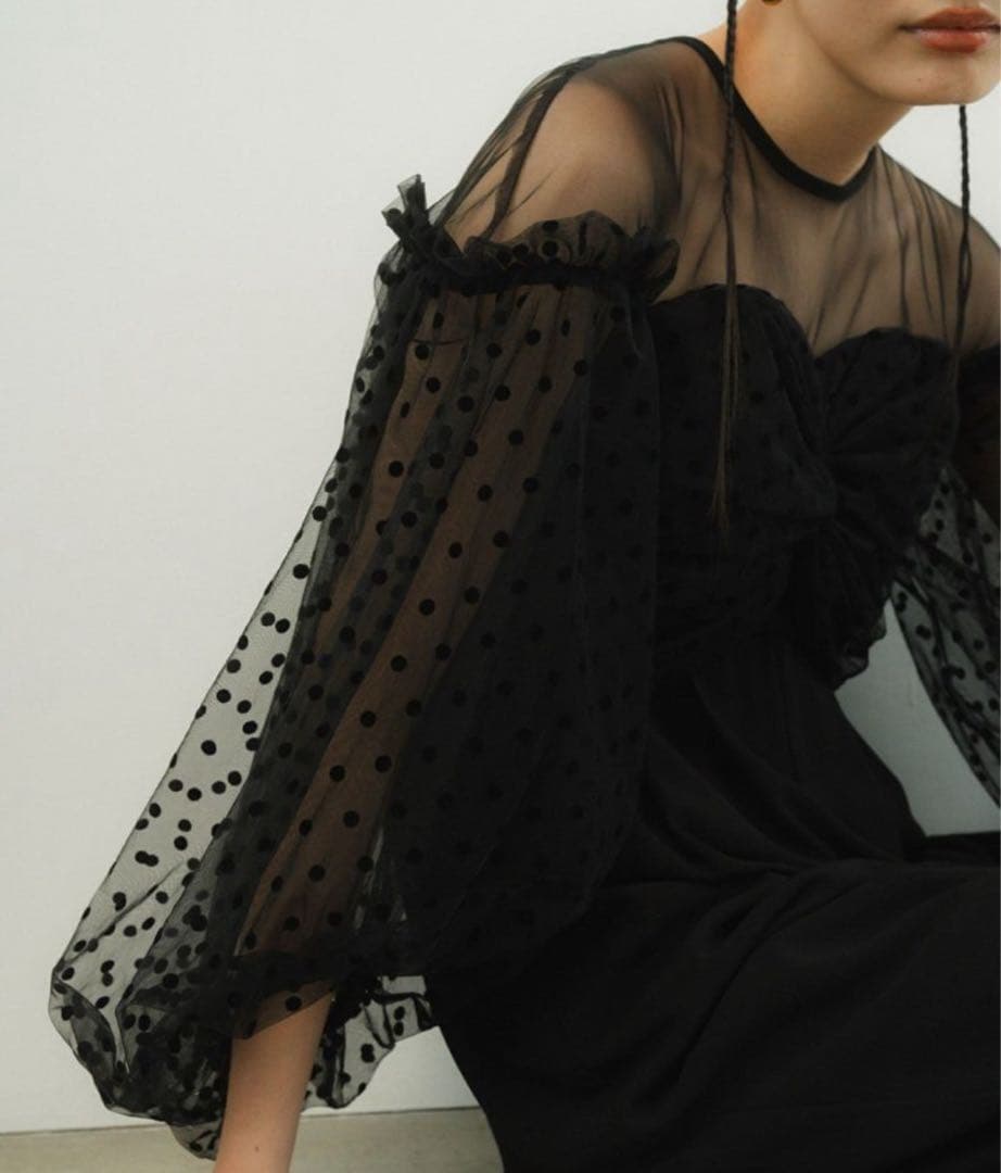 【ぽ】flocky dot dress