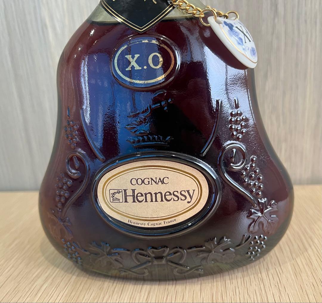 Hennessy X.O. コニャック 金キャップ グリーンボトル 700ml - メルカリ
