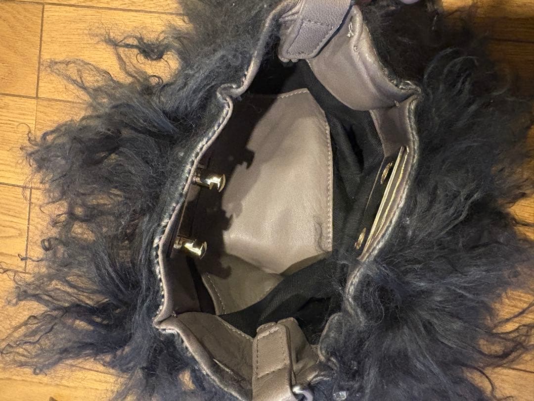 Chloeファー ビジュー ショルダーバッグ