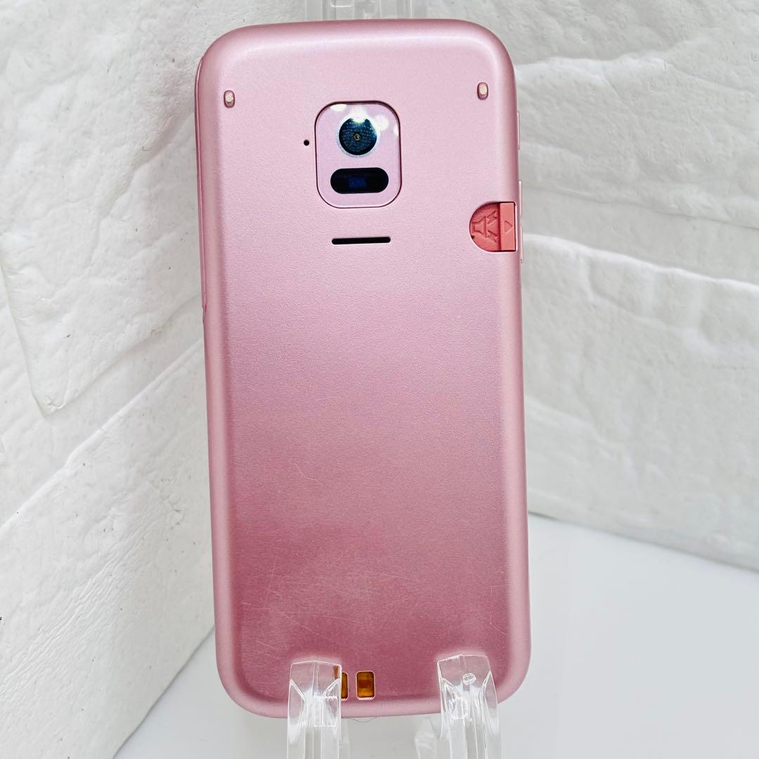 らくらくホン F-01M ドコモ ガラケー ピンク - メルカリ