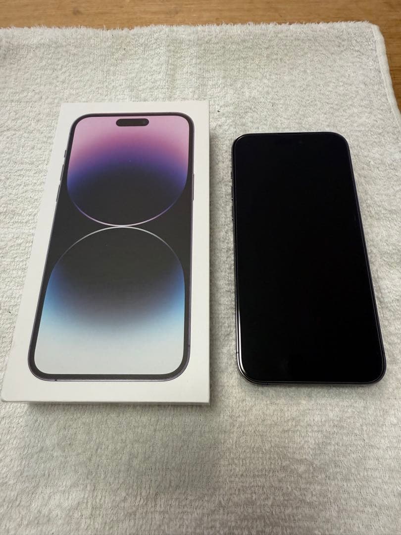 美品電池93%】iPhone15 Proブルーチタニウム256GBSIMフリ-