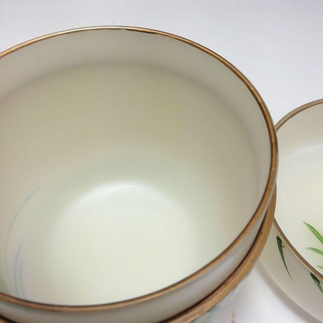 S626 棗 『白透中棗 葦に流水』『樹脂製』『中村口香鳳作』 共箱