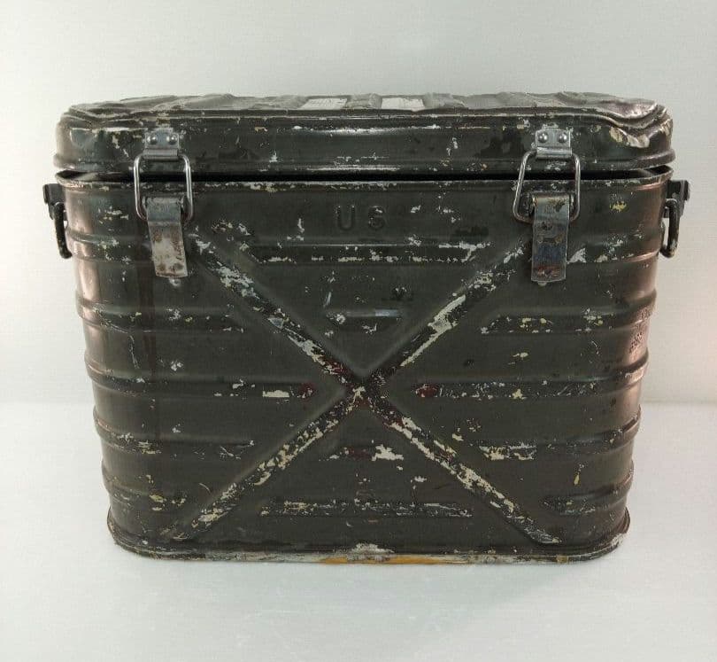 US製 1965年 ミリタリーコンテナ オリーブドラブ　*AE6