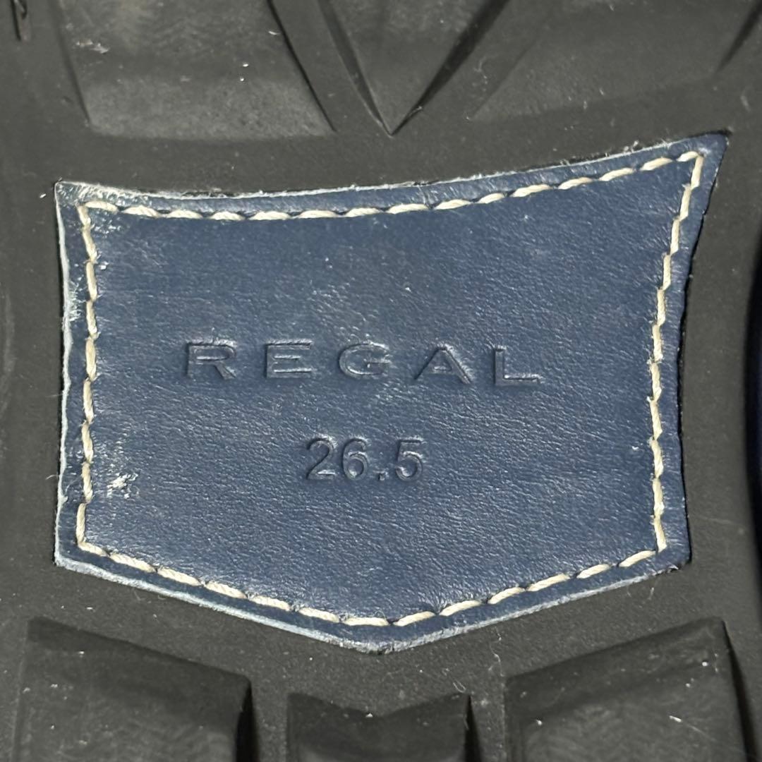 未使用級　リーガル　ドライビングシューズ　ローファー　スリッポン　青　2177