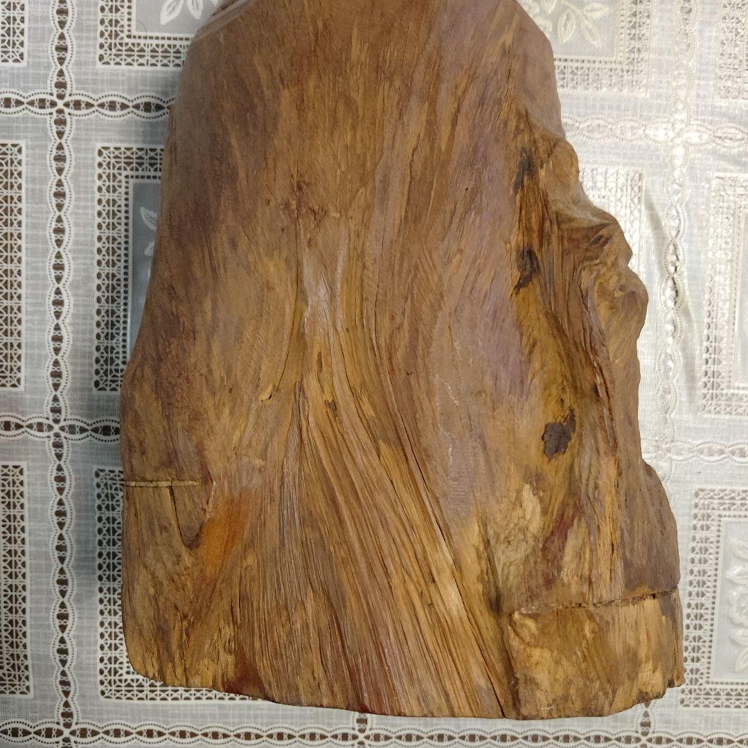 一刀彫『福禄寿寿老人』逸品、高さ42cm(如意棒含)