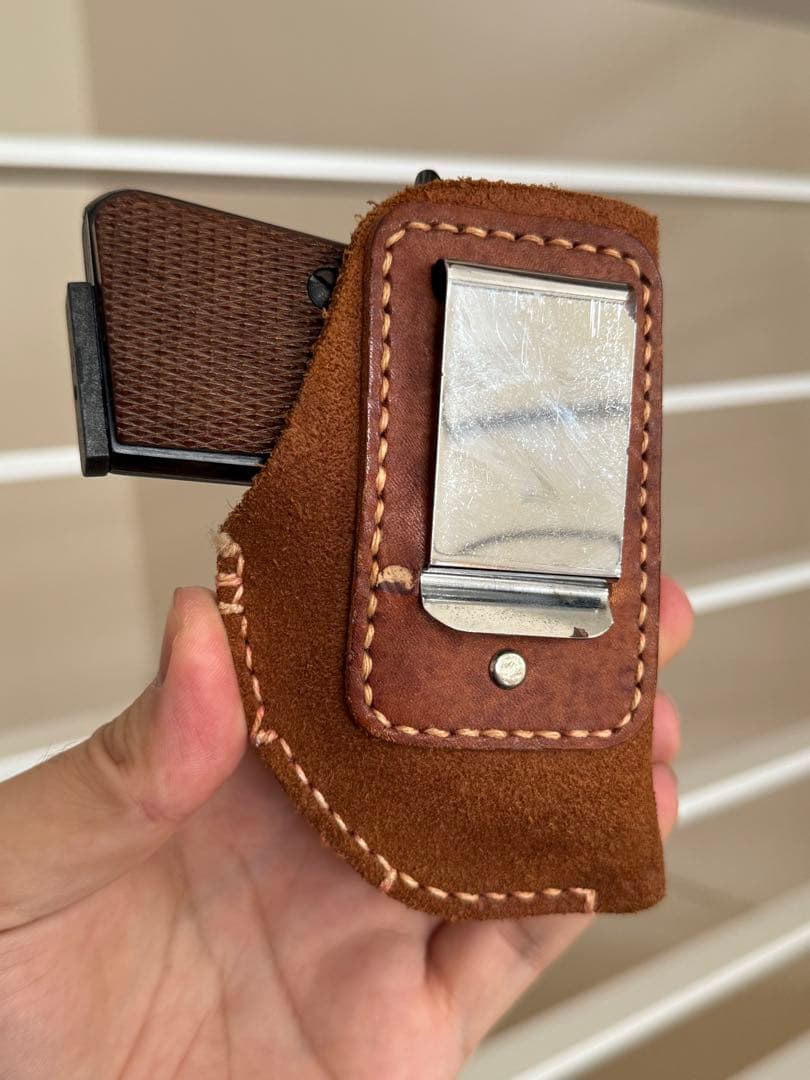 マルシン コルト ポケット 25オート モデルガン レザーホルスター付 マルイ