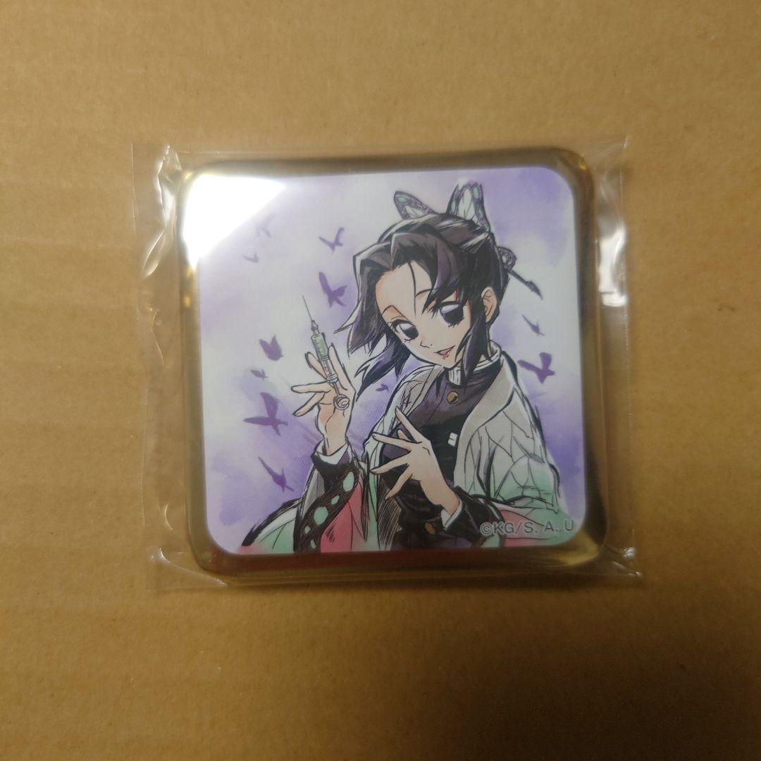 鬼滅の刃　ダイニング　スクエア缶バッジ　胡蝶しのぶ 鬼滅の刃 胡蝶しのぶ スクエア缶バッジ コレクション - メルカリ