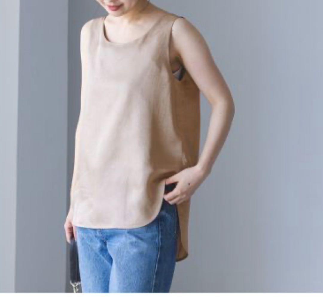 【NOBLE】サテンタンクトップ