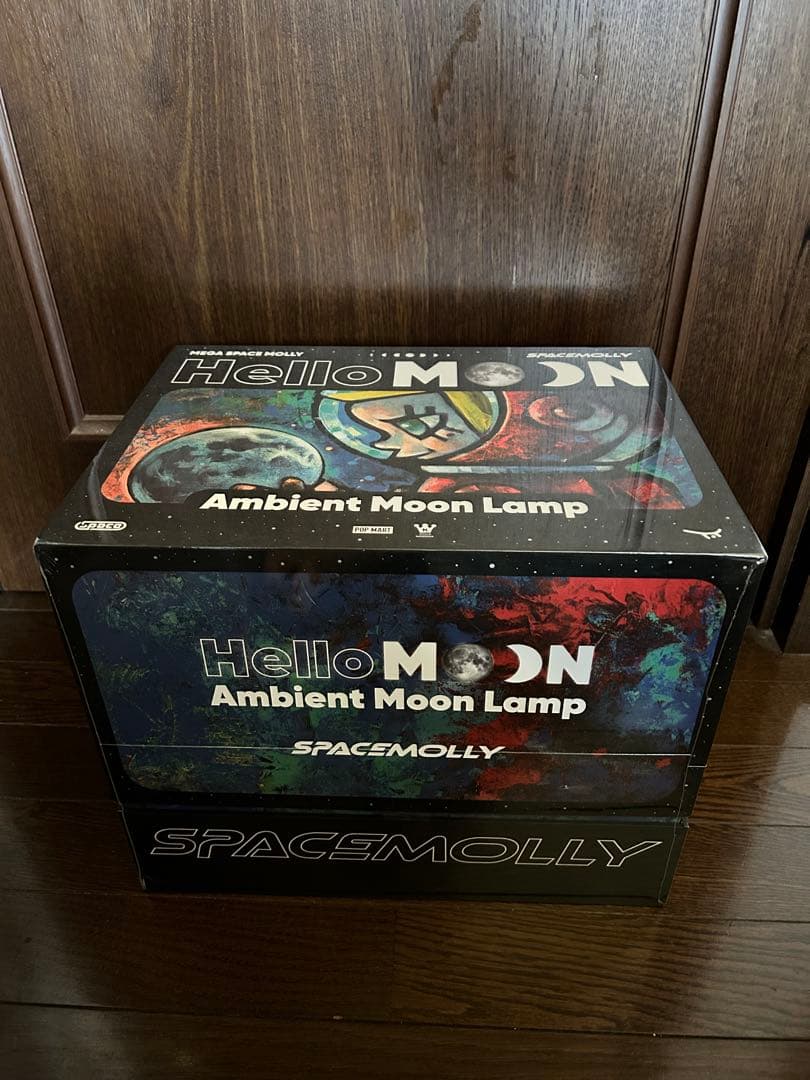MEGA SPACE MOLLY Hello Moon Lamp ランプ 未開封 Pop Mart Mega Space