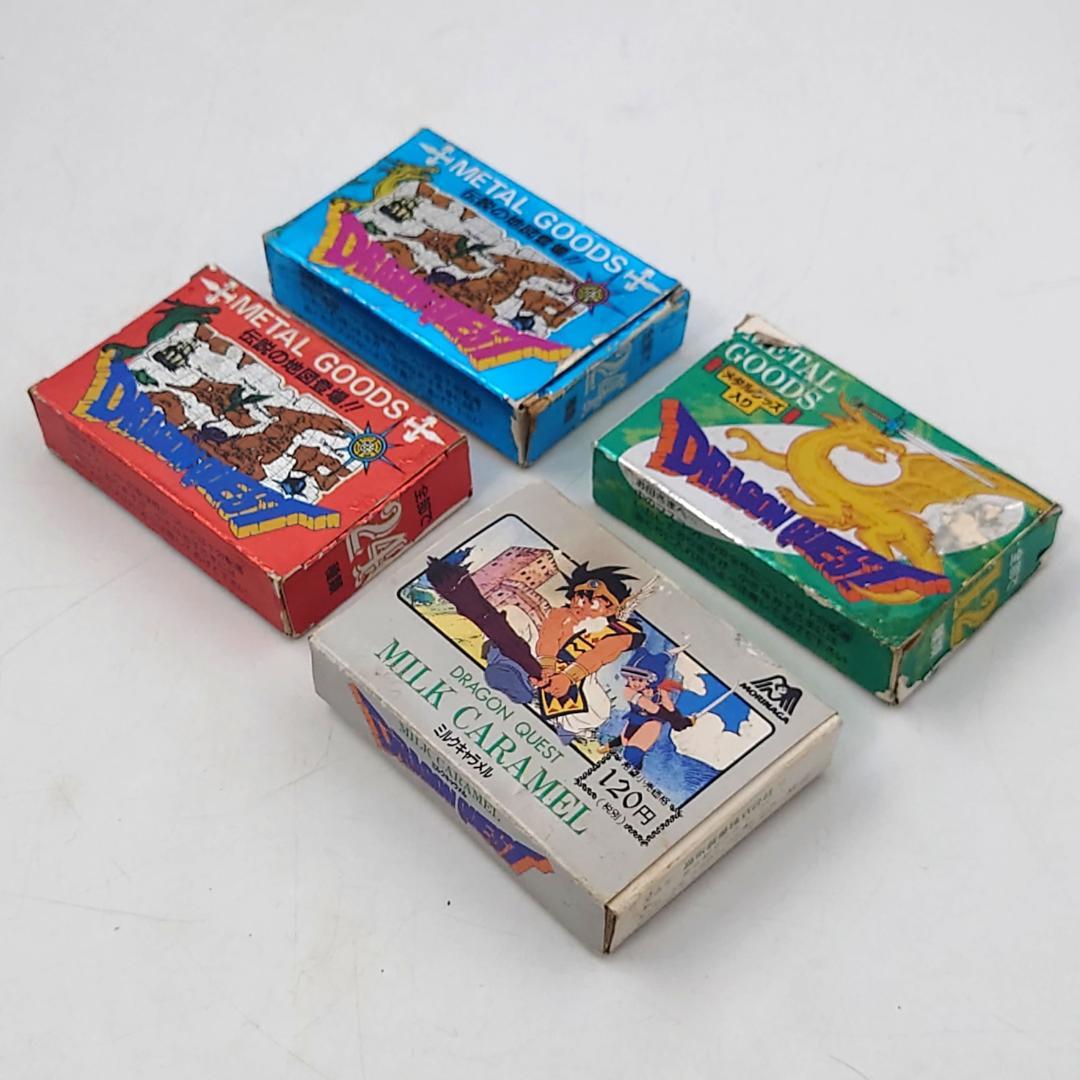 森永 ドラゴンクエストミルクキャラメル メタルプレート フルコンプ 箱付き
