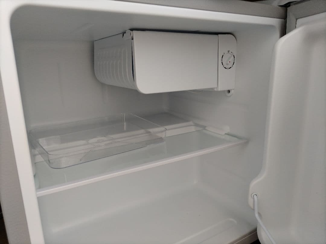 シルバー キューブ型冷蔵庫 1ドア 説明書付