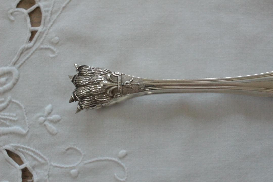 C】シルバーコーティングのトング/野獣の足・フランスアンティーク