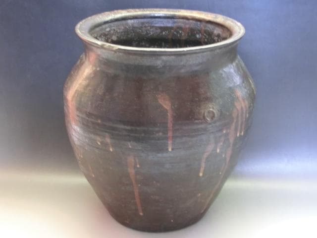 壷■朝鮮 奈波簾 水屋壷 水瓶 古壺 甕 涙艮 古玩 唐物 時代物 骨董品■