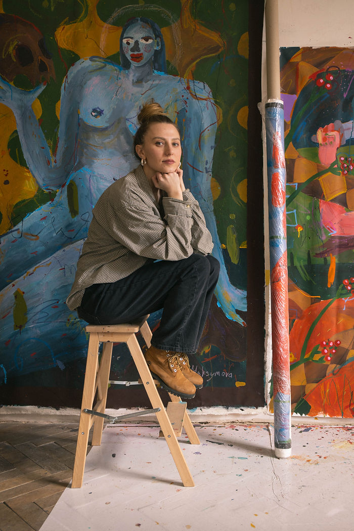 Iryna Maksymova 原画 一点もの unique Iryna Maksymova 原画 一点もの