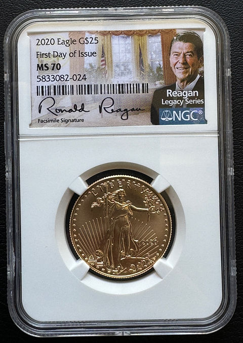 希少！イーグル銀貨 トランプ大統領 2020 PCGS MS70 ラシュモア山