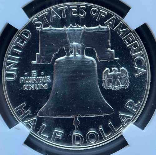 1963年 フランクリン ハーフダラー銀貨 PF68 NGC認定【アメリカ合衆国