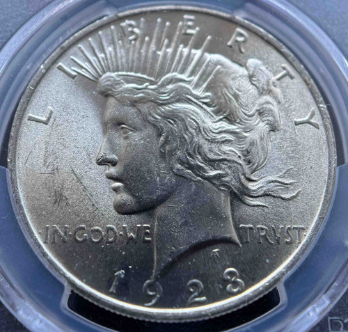 1923年 アメリカ ピースダラー 銀貨 PCGS認定 MS64 | GoldSilverJapan