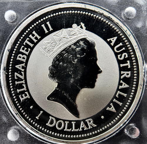 1996年 オーストラリア クッカバラ（カワセミ） 銀貨 1オンス 1ドル