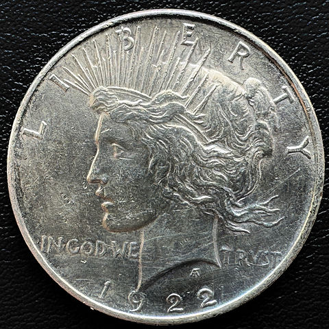 1922年 アメリカ合衆国 銀貨 ピースドル | GoldSilverJapan