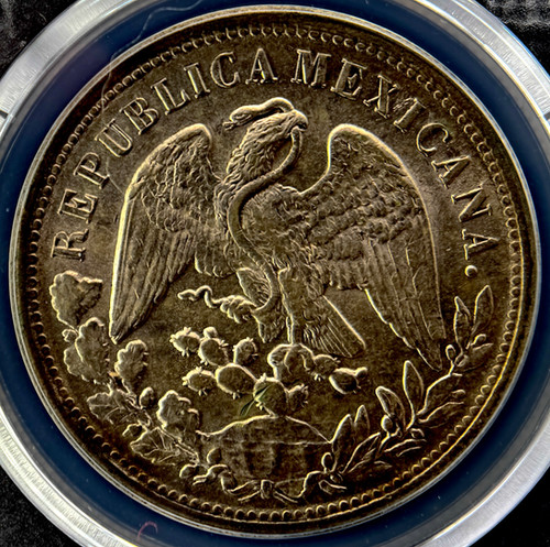 1898年 メキシコ 1ペソ銀貨 - PCGS AU58 | GoldSilverJapan