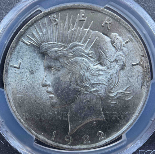 1922 年 アメリカ ピースダラー 銀貨 PCGS認定 MS64 | GoldSilverJapan