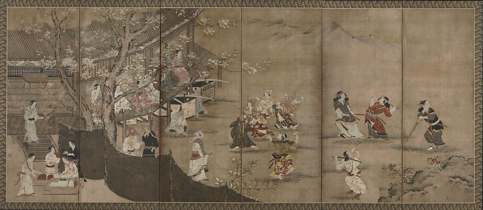 時を超え、花の下に集う人々：国宝「花下遊楽図屏風」が誘う桃山・江戸