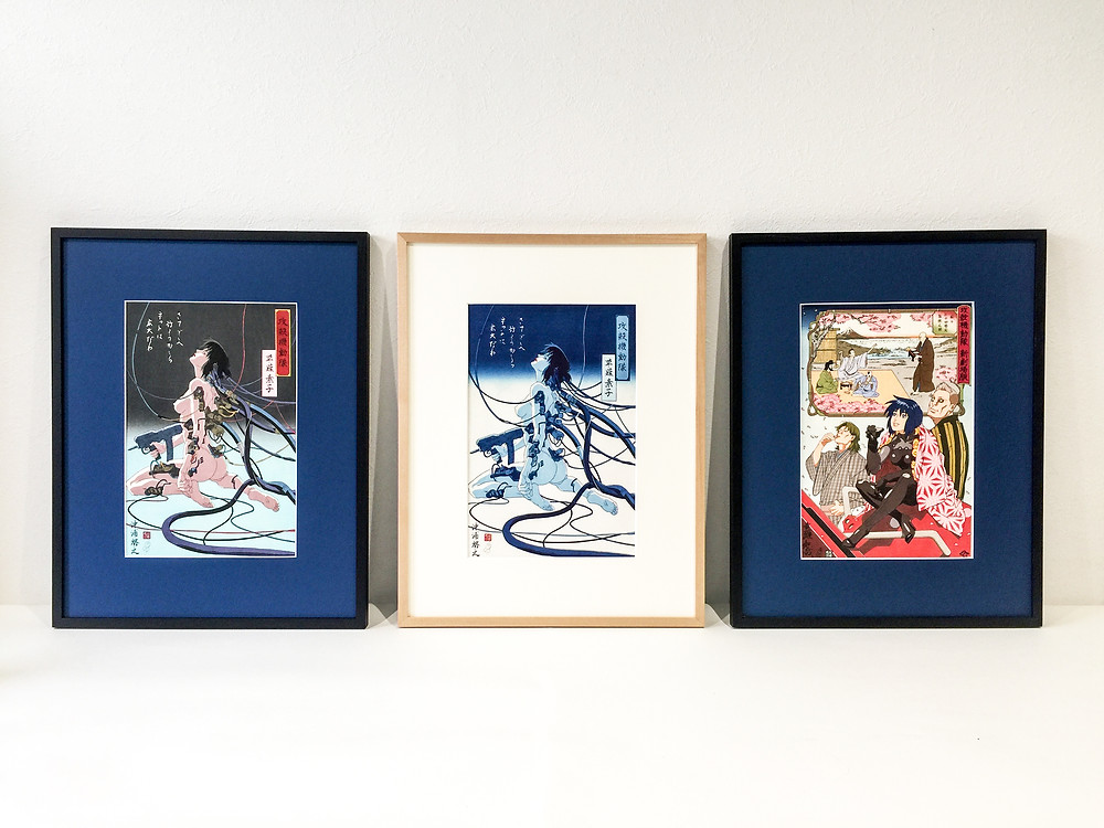 攻殻機動隊 版画 サイン 複製原画 攻殻機動隊 版画 サイン 複製原画