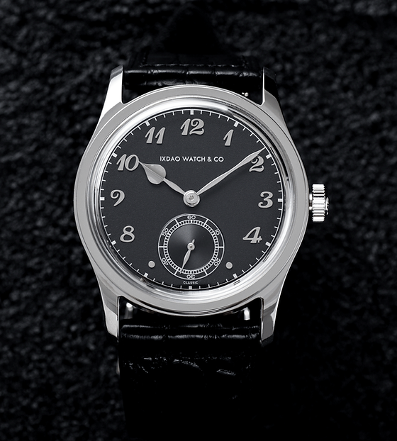 JD-X06S Stainless dress watch black | IXDAO WATCH CO