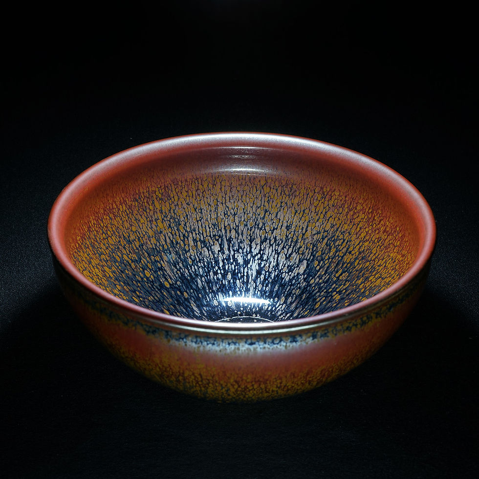 建盞 天目茶碗 油滴天目 桶谷寧 #158 建盞天目茶碗油滴